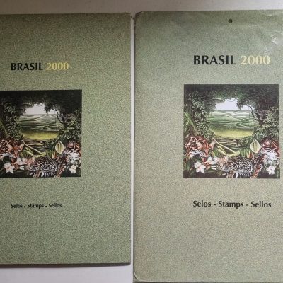 Fôlder dos Correios com a Coleção de Selos do Brasil - 2000
