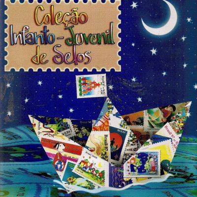 Folder dos correios com COLEÇÃO INFANTO-JUVENIL - 1991 a 2001