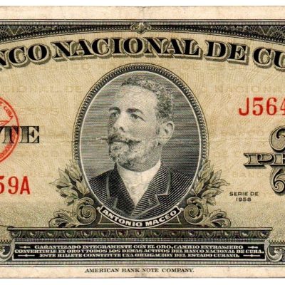 Cédula - Cuba - Km080b -  20 Pesos  - 1958 - MS