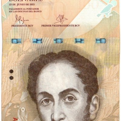 Cédula - Venezuela - Km093i - 100 Bolívares - 2015 - FE