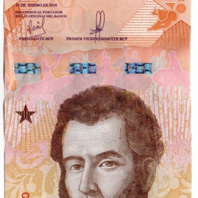 Cédula - Venezuela - Km105 - 50 Bolívares - 2018 - FE