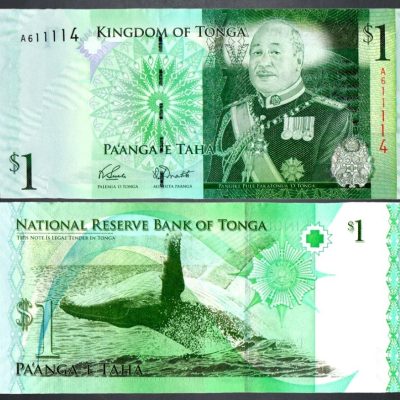 Cédula - Tonga - Km037 - 1 Paanga - 2008 - FE