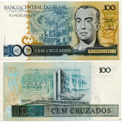 C186 - 100 Cruzados - 1987 - SF