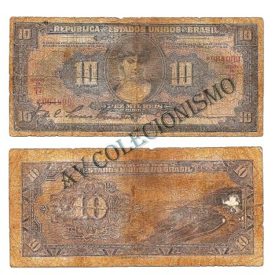 CR184  - 10 Mil Reis - 1927 - BC