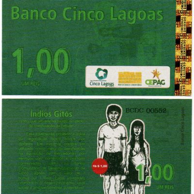 MSB059 - Moeda Social - REIS - R$ 1,00 - Banco Com. De Desenvolvimento - Cinco Lagoas - PB - FE