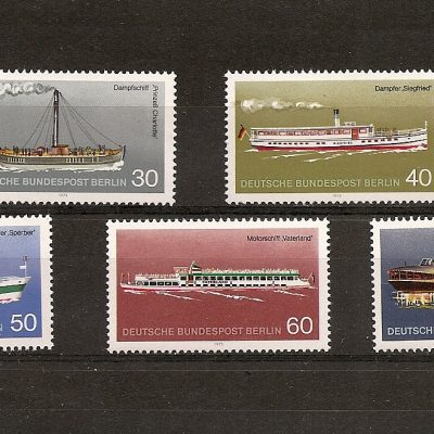 Berlin  - Alemanha - Serie de selos - Navios