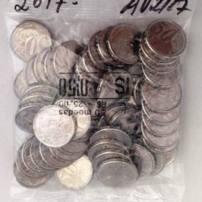 Sachê com 50 moedas - 50 centavos - Brasil - 2017