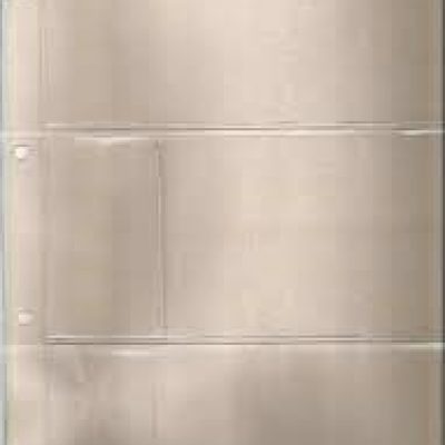 Folhas para 3 Cédulas - PVC - Furos Universais - 31Cm x23 Cm