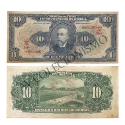 R110 C  - 10 Mil Reis - 1936 - SOB