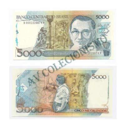 C195 - 5000 Cruzados - 1988 - FE - 1 Serie
