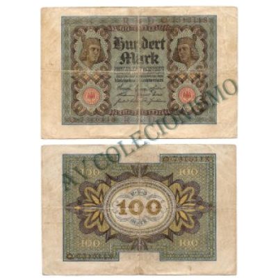 Cédula - Alemanha - Km069 - 100 Mark -1920 - MBC