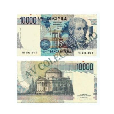 Cédula - Italia - Km112d - 10000 Lire -1984