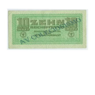 Cédula - Alemanha - Km-M34  - 10 Reichspfennig -1942 - MBC/SOB