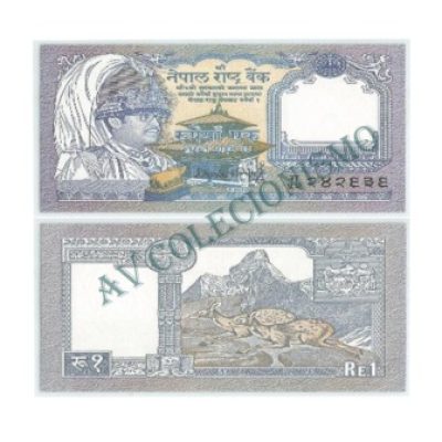 Cédula - Nepal  - Km037 - 1 Rupia - 1991 - FE