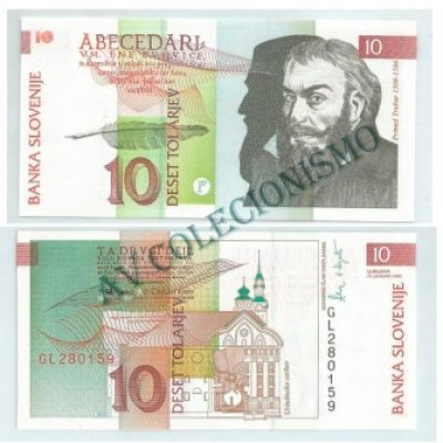 Cédula - Eslovenia - Km011 - 10 Tolarjev - 1992 -  FE