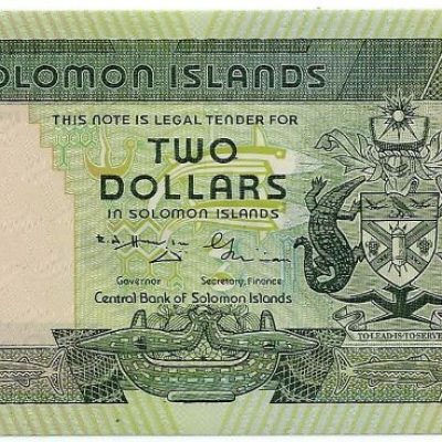 Cédula - Ilhas Salomao - Km023 - 2 Dolares - 2001 - Polímero -  FE