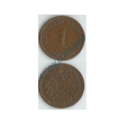 Moeda Alemanha - GEM - Km010 - 1 Pfennig - 1903J