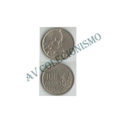 Moeda França - KM0919.1 - 100 Francos - 1954