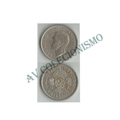 Moeda Inglaterra - Km0878 - 2 Shillings - 1951