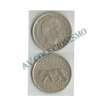 Moeda Uruguai - Km030 - 1 Peso - 1942