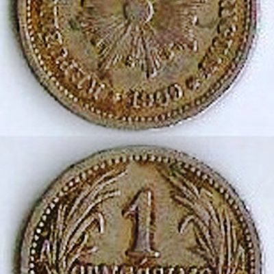Moeda Uruguai - Km019 - 1 Centésimo - 1909A