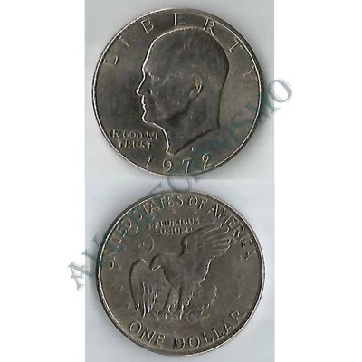 Moeda Estados Unidos da América - Km203 - One Dollar - 1972D