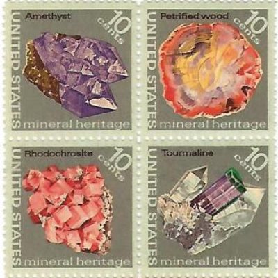 Estados Unidos - Minerais - Pedras Preciosas - NNN  - EUA - 1025/28
