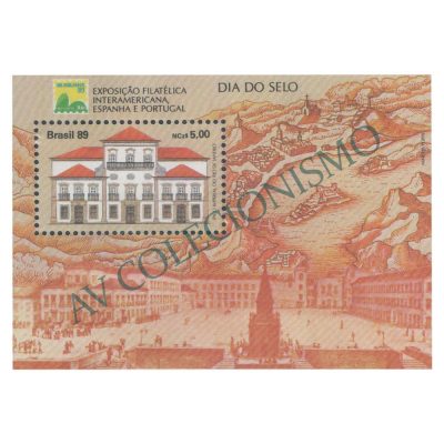 B081 - Brasiliana 89 - Exposição Filatélica Inter-Americana - Espanha e Portugal  - 1989 - MINT