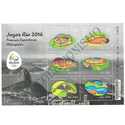 B192 - Jogos Rio 2016 - Arenas Esportivas Olímpicas - 2016 - MINT