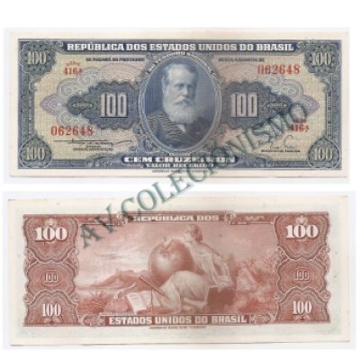 C030 - 100 Cruzeiros - 1955 - FE