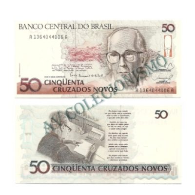 C204 - 50 Cruzados Novos - 1989 - FE