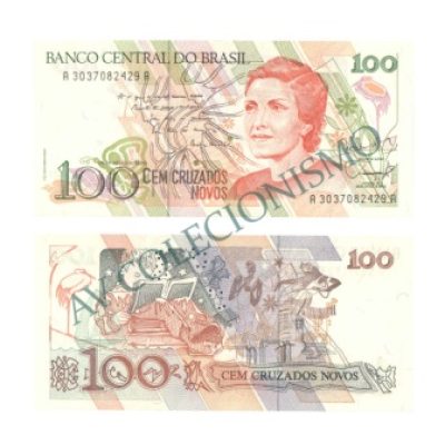 C206 - 100 Cruzados Novos - 1989 - FE