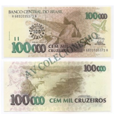 C235 - 100 Cruzeiros Reais - 1993 - FE