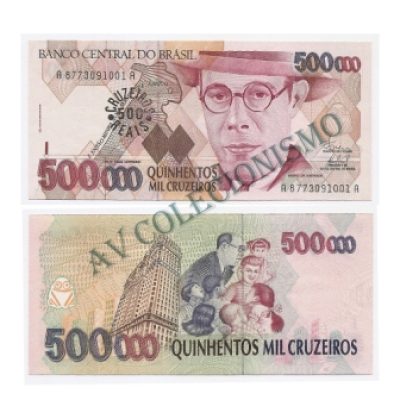 C236 - 500 Cruzeiros Reais - 1993 - FE