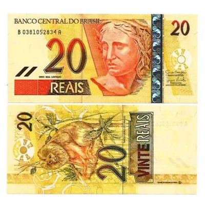 C306 - Cédula Brasil - 20 Reais - 2007- FE