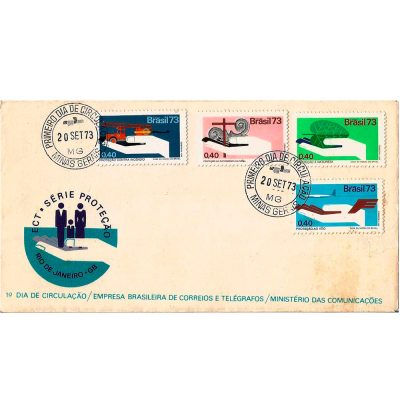 FDC031 CPD - Campanha de Proteção Nacional - 1973
