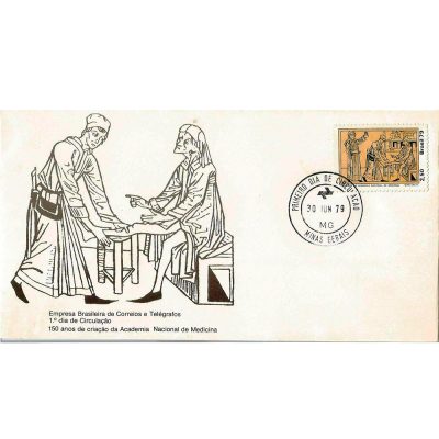 FDC177CPD - 150 anos de criação da Academia Nacional de Medicina - 1979