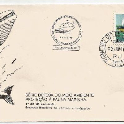 FDC121CPD/CBC - Série Defesa do Meio Ambiente Proteção à Fauna Marinha - 1977