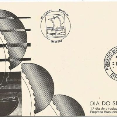FDC127CPD/CBC -  Dia do Selo - 1977