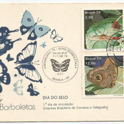 FDC179CPD/CBC - Dia do Selo - Borboletas - 1979