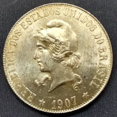MPR 696 - Moeda 2000 réis - Prata - 1907 - FC