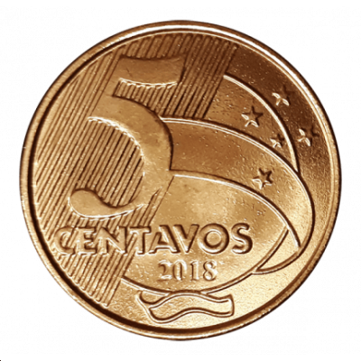 MRS 484 - Moeda 5 Centavos - 2018 - FC