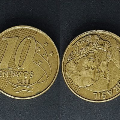 MRS 491 - Moeda 10 Centavos - 2001 - FC