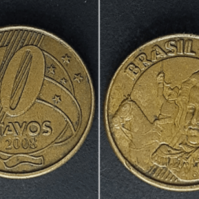 MRS 498 - Moeda 10 Centavos - 2008 - FC