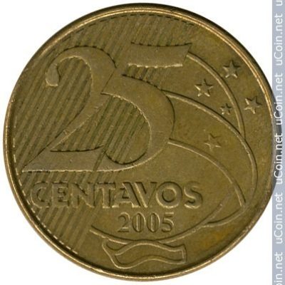 MRS 519 - Moeda 25 Centavos - 2005 - FC