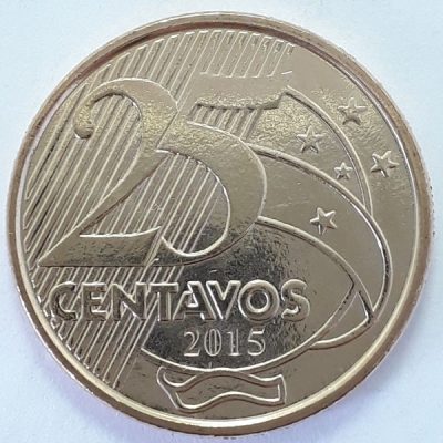 MRS 529 - Moeda 25 Centavos - 2015 - SO