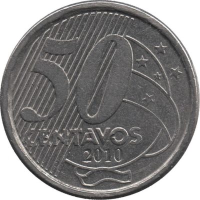 MRS 546 - Moeda 50 Centavos - 2010 - FC