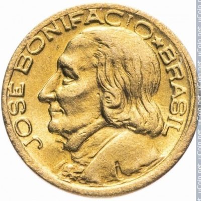 MVM 205 - Moeda 10 centavos - Bronze-Alumínio - 1955 - José Bonifácio de Andrada e Silva - SOB