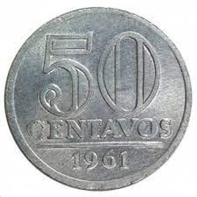 MVM 273 - Moeda 50 centavos - Alumínio - 1961 - SOB