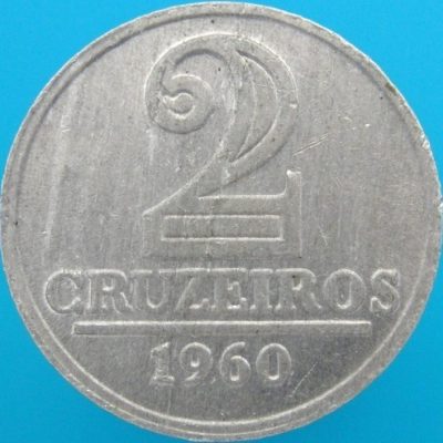 MVM 282 - Moeda 2 cruzeiros - Alumínio - 1960 - SOB